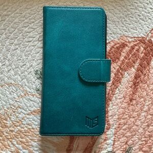 Teal Wallet Phone Case